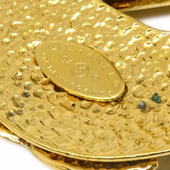 Chanel Dangle Earrings Clip-On Gold 94P 124089 - Picture 4 of 4